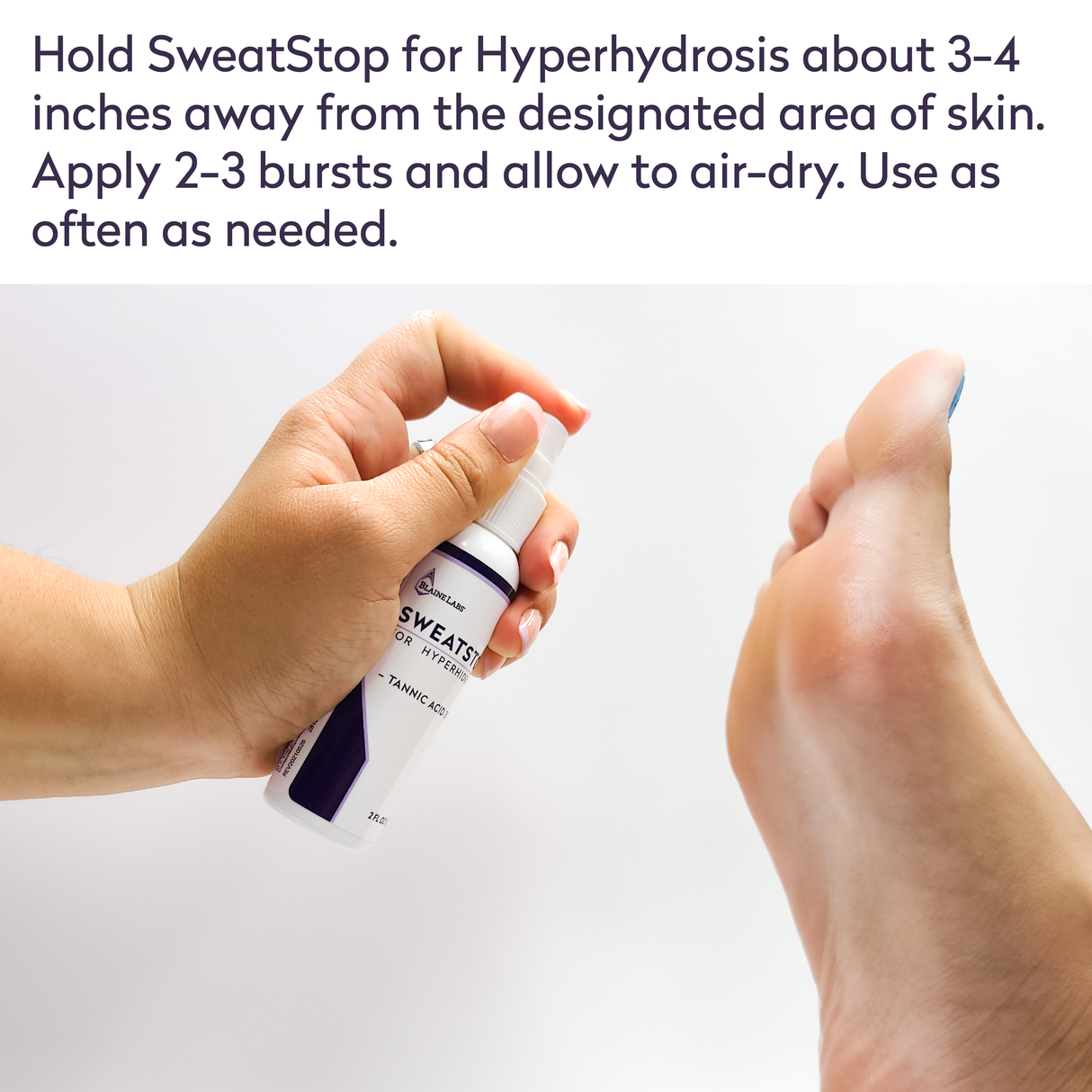 SweatStop™ for Hyperhidrosis/Sweaty Feet