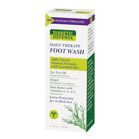 Pedifix® Diabetic Defense® Duo: Daily Therapy Foot Wash & Daily Foot Moisturizer