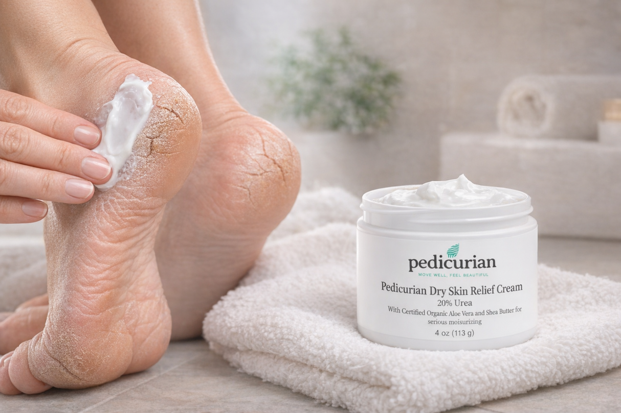 Pedicurian Dry Skin Relief Cream with 20% Urea | $24.99