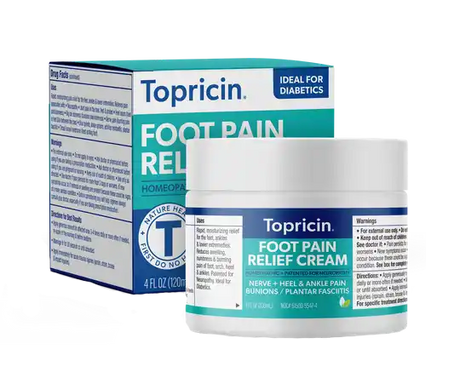 Topricin® Foot Pain Relief Cream-Only 2 oz size currently available!