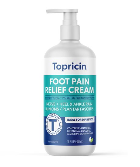 Topricin® Foot Pain Relief Cream-Only 2 oz size currently available!