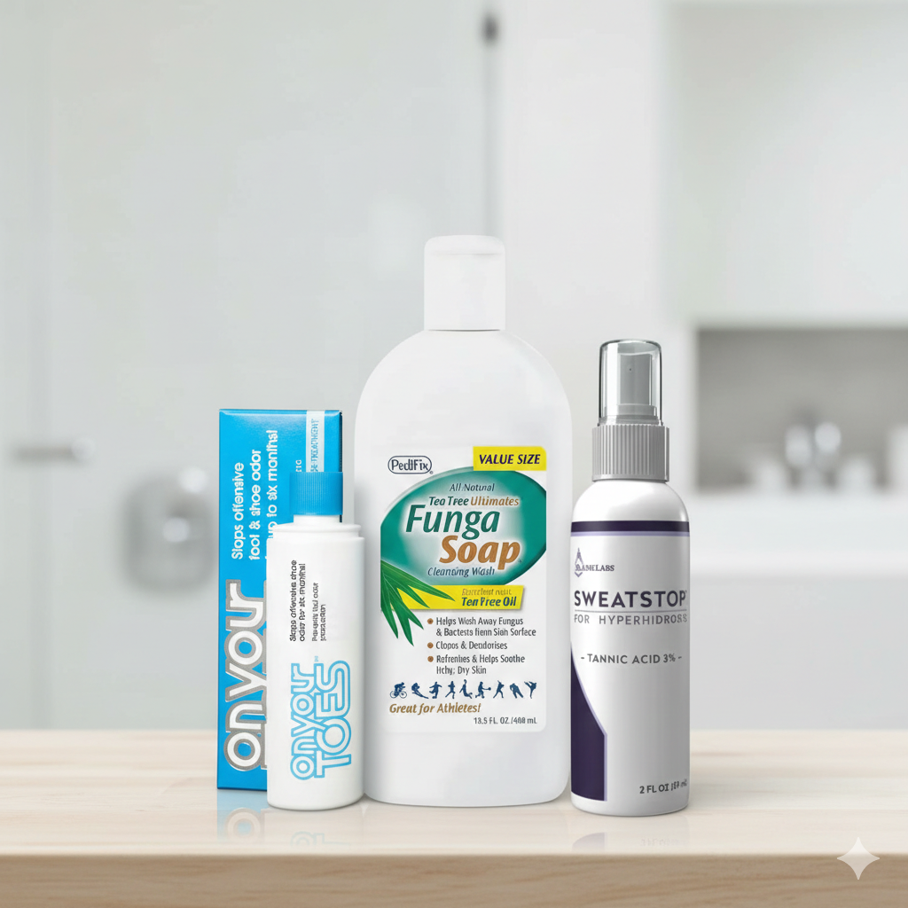 The Total Dry & Fresh Routine: Podiatrist’s Picks for Sweaty Feet