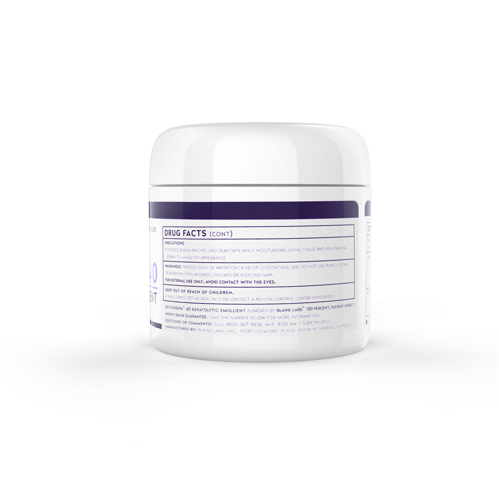 RevitaDERM® 40 Advanced Skin Cream and Callus Remover KERATOLYTIC EMOLLIENT
